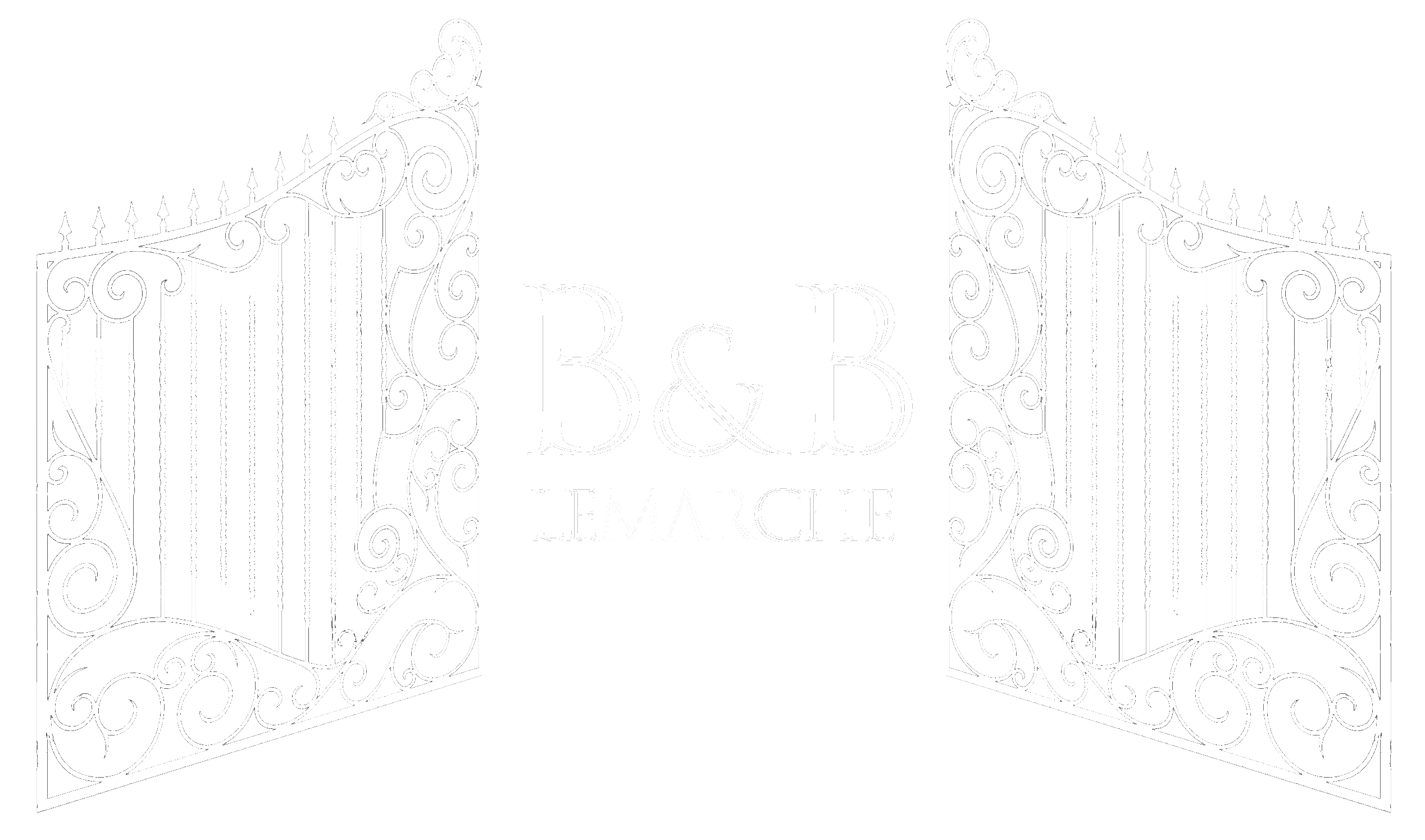 B&amp;B Lemarche large white brand